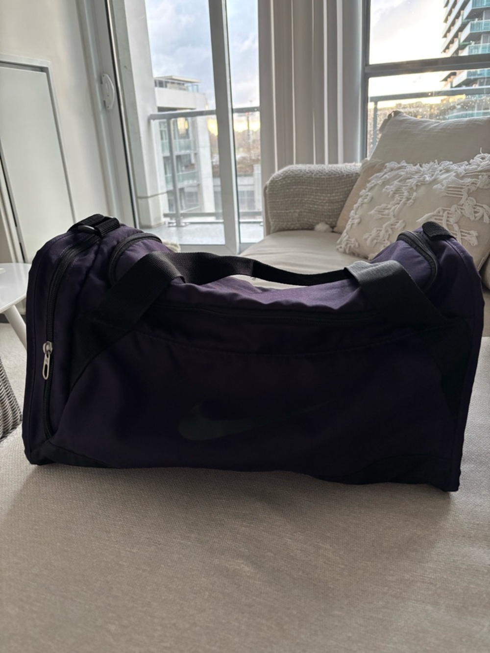 Nike Purple Duffel Bag